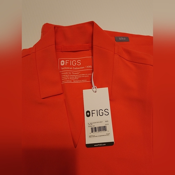 Figs Fiery Inala Slim Scrub XXS - Picture 3 of 3